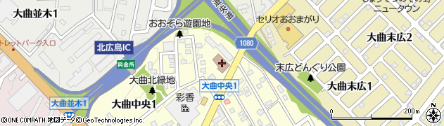北広島西郵便局周辺の地図