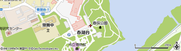 北海道釧路市春湖台周辺の地図