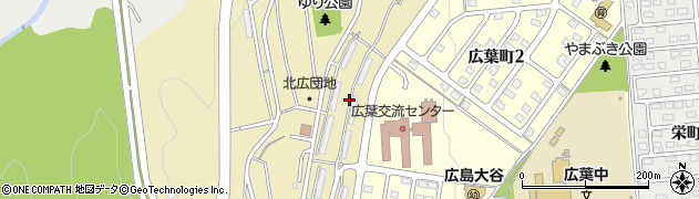 北海道北広島市輝美町5周辺の地図