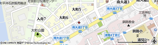 東洋株式会社　釧路支店周辺の地図