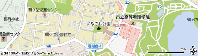 稲沢公園周辺の地図