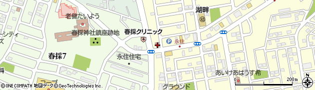 釧路武佐郵便局周辺の地図