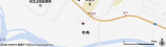 北海道勇払郡占冠村中央周辺の地図