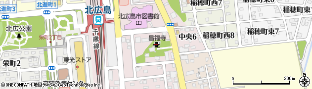 日蓮宗　昌福寺周辺の地図