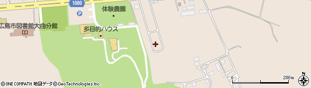北海道北広島市大曲周辺の地図