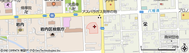岩内協会病院周辺の地図