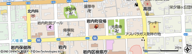 岩内町役場　税務課周辺の地図