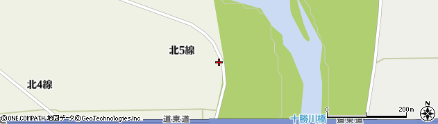 北海道清水町（上川郡）羽帯（北５線）周辺の地図