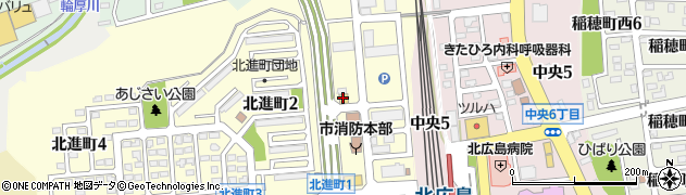 セイコーマート北広島西口店周辺の地図