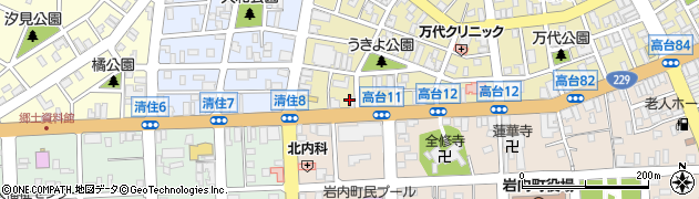 南北海道ヤクルト販売株式会社　岩内広域サービスセンター周辺の地図