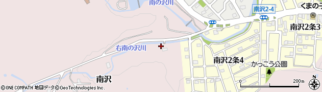 北海道札幌市南区南沢1845周辺の地図