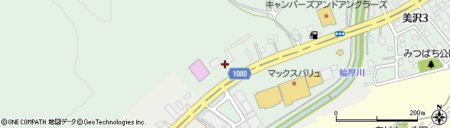 ローソンファイターズローソン北広島美沢店周辺の地図