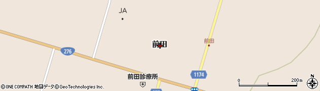 北海道岩内郡共和町前田周辺の地図