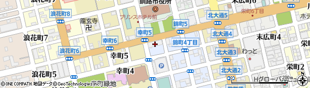 釧路公証人合同役場周辺の地図