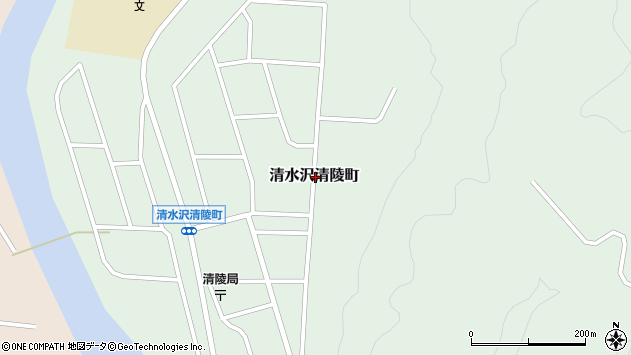 〒068-0535 北海道夕張市清水沢清陵町の地図