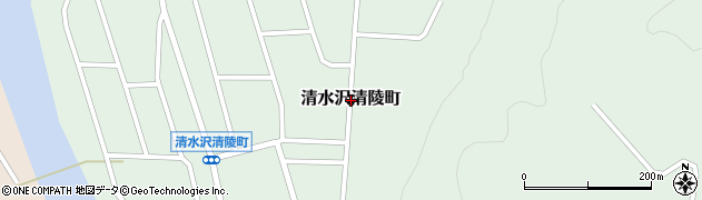 北海道夕張市清水沢清陵町周辺の地図