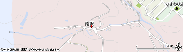 北海道札幌市南区南沢周辺の地図