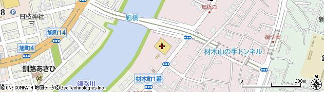 長谷川産業株式会社　スイートデコレーションくしろ店周辺の地図