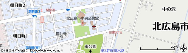 北広島市　学校給食センター周辺の地図