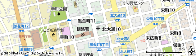 損害保険ジャパン株式会社　東北海道支店釧路支社周辺の地図