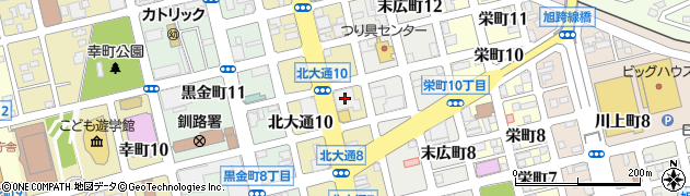 住友生命保険相互会社　釧路支社周辺の地図