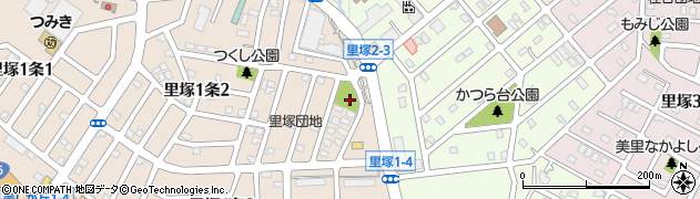里塚あさひ公園周辺の地図