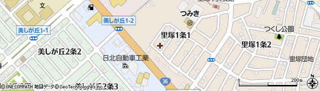 里塚中央みどり公園周辺の地図