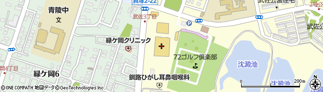 フクハラ武佐店周辺の地図