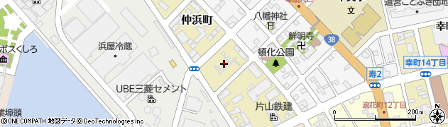 釧路ガス株式会社　仲浜工場周辺の地図