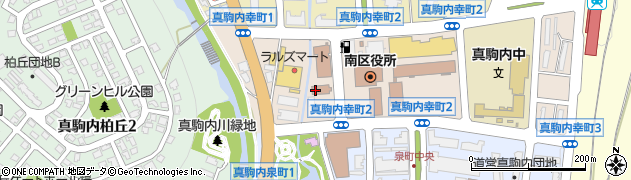 札幌市役所　区役所南区役所南保健センター健康・子ども課子育て支援担当係周辺の地図