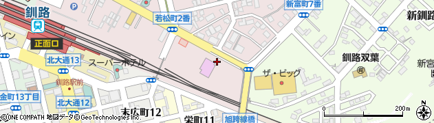 釧路停車場線周辺の地図