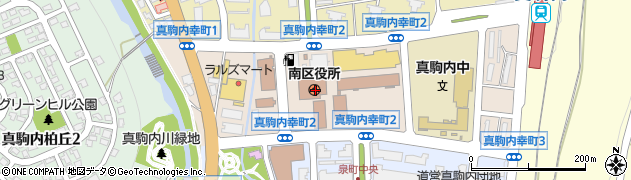 北海道札幌市南区周辺の地図
