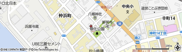株式会社道東アワクメ周辺の地図