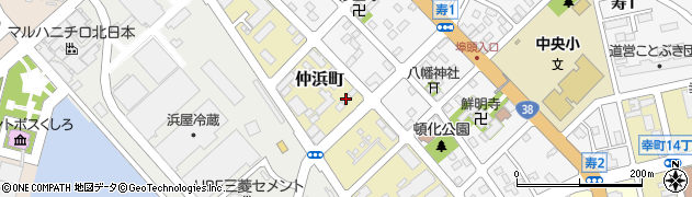 株式会社トヨタレンタリース釧路　仲浜カーリース店周辺の地図