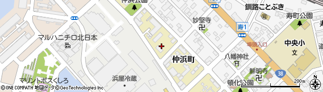 金星釧路ハイヤー株式会社　事務所周辺の地図
