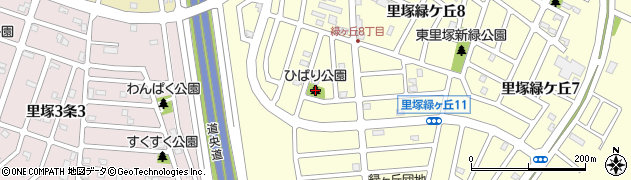 東里塚ひばり公園周辺の地図
