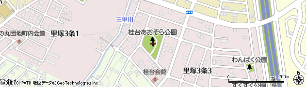 桂台あおぞら公園周辺の地図