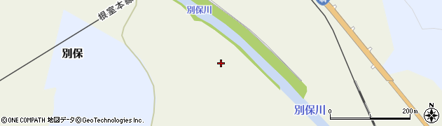 北海道釧路町（釧路郡）別保原野（南２５線）周辺の地図