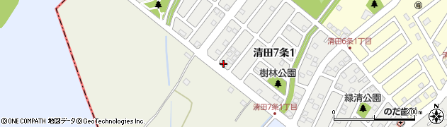 カーサ清田Ａ周辺の地図
