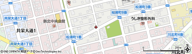 北海道釧路市松浦町周辺の地図