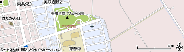 北海道北広島市美咲き野3丁目12周辺の地図