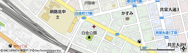 くつの病院周辺の地図