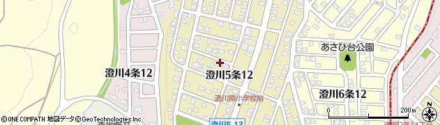 北海道札幌市南区澄川５条周辺の地図