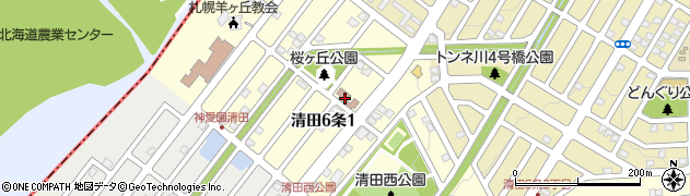グループホーム菜の花清田館周辺の地図