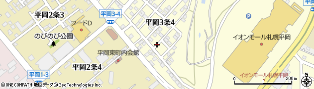 平岡ふれあい東公園周辺の地図