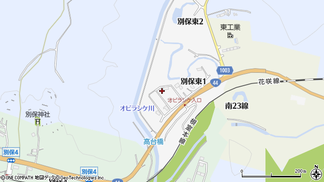 〒088-0602 北海道釧路郡釧路町別保東の地図