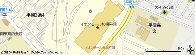 株式会社清晃舎クリーニング　イオンモール札幌平岡店周辺の地図