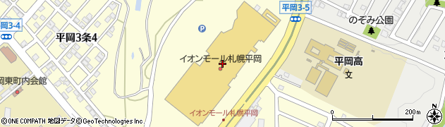 アスビー　イオン平岡店周辺の地図