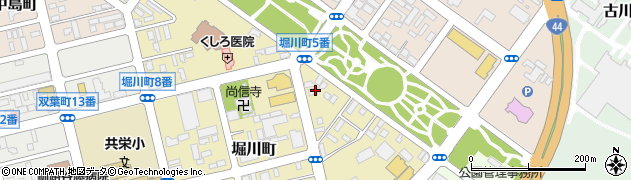 釧路ロイヤル周辺の地図