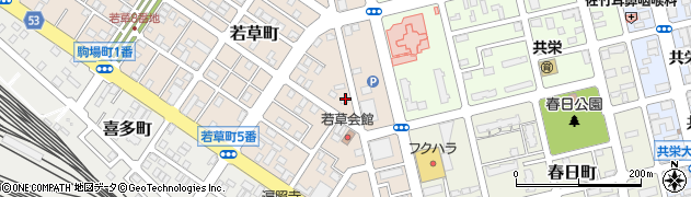 釧路個人タクシー協同組合　事務所周辺の地図